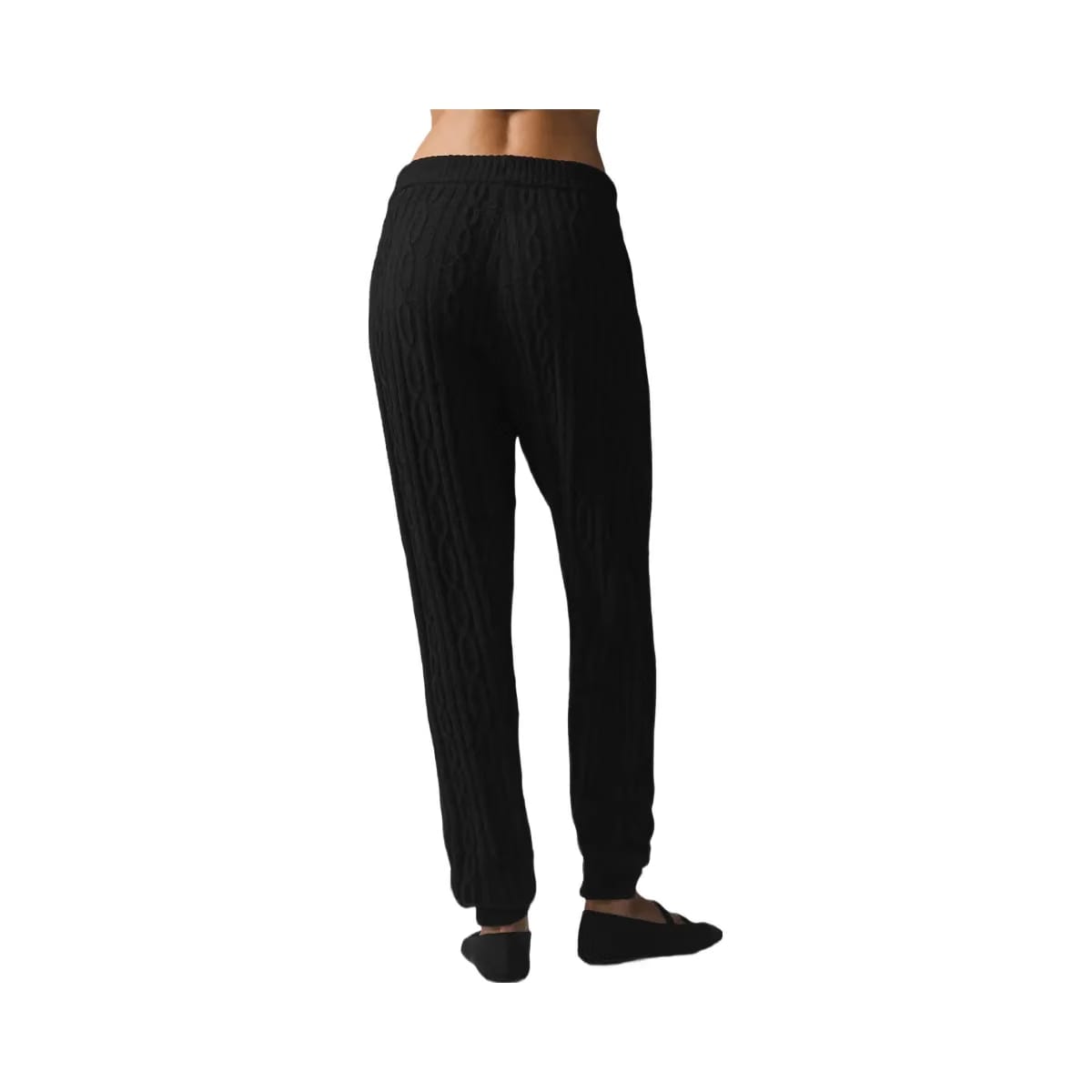 Alo Women's Cable Knit Winter Bliss Pant - Black