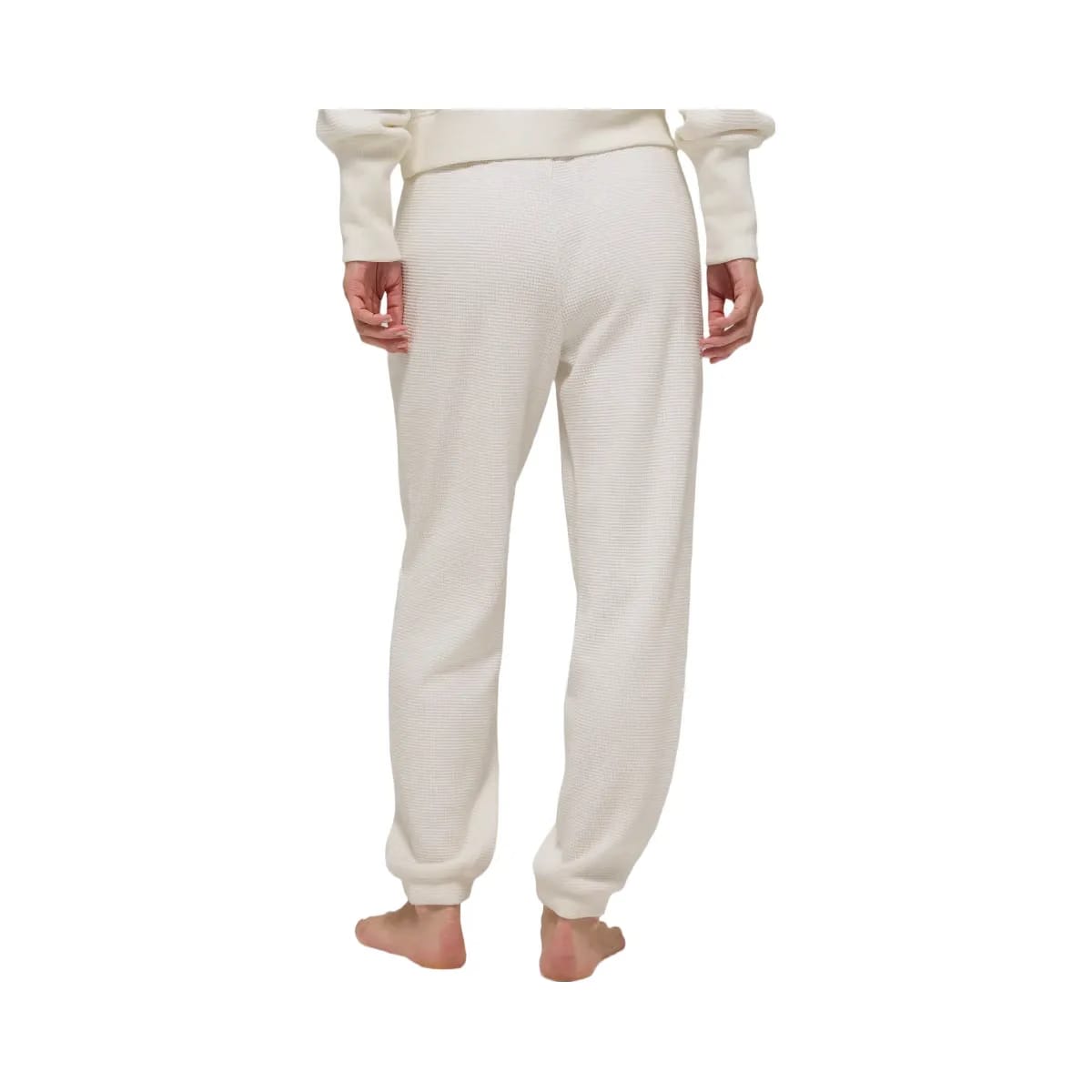 Alo Women's Waffle Weekend Escape Jogger - Ivory