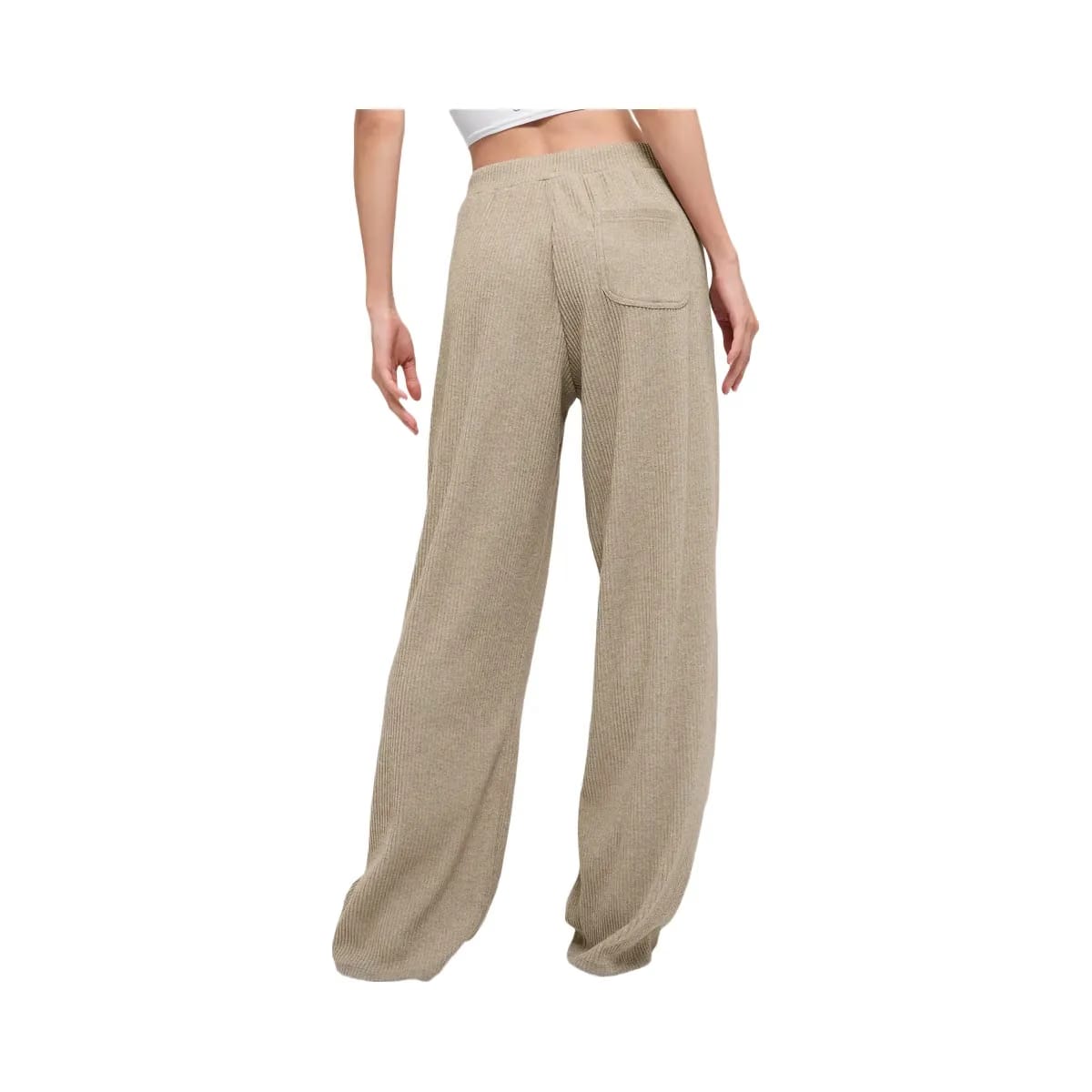 Alo Women's Muse Wide Leg Pant - Gravel Heather