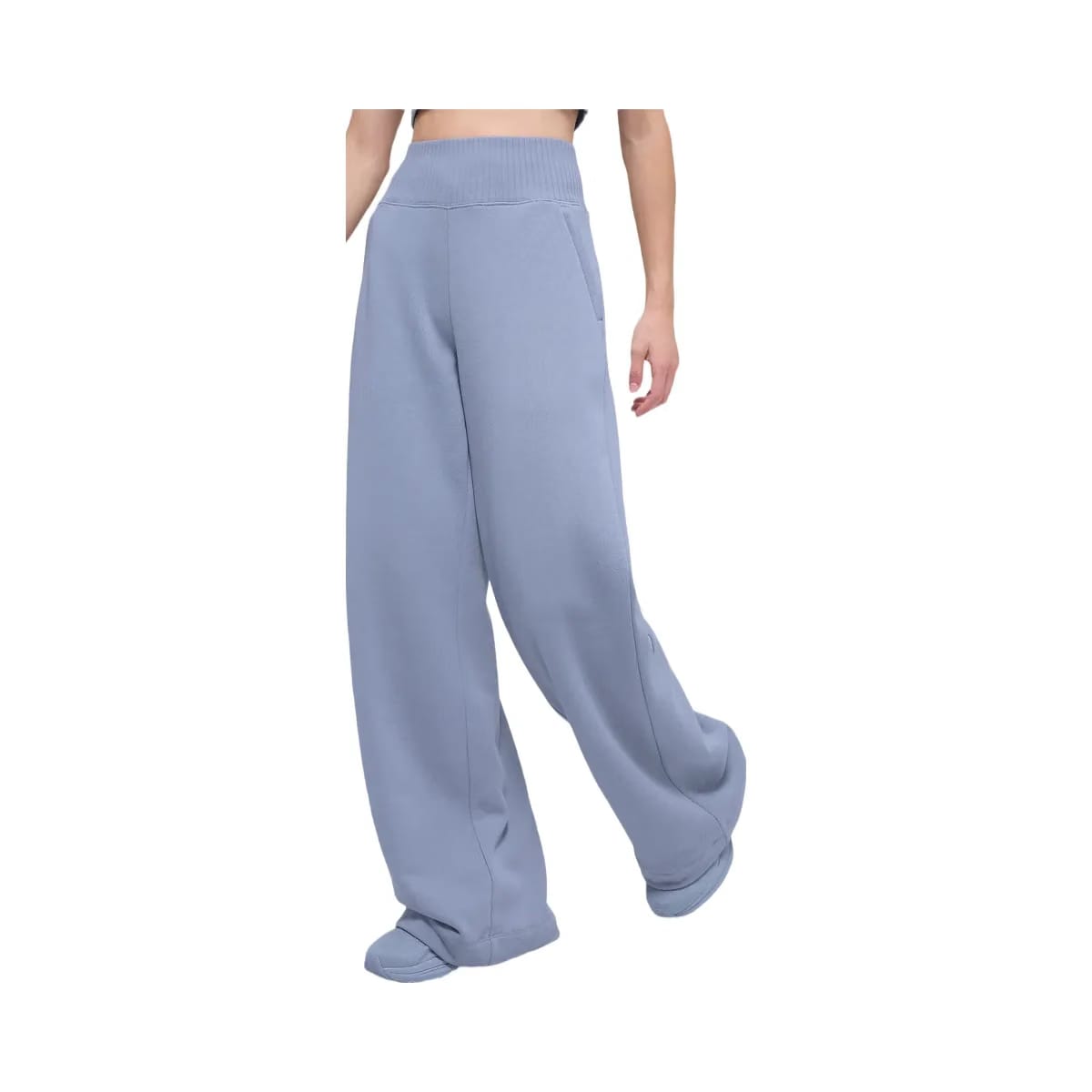 Alo Women's Serenity Wide Leg Sweatpant - Winter Frost
