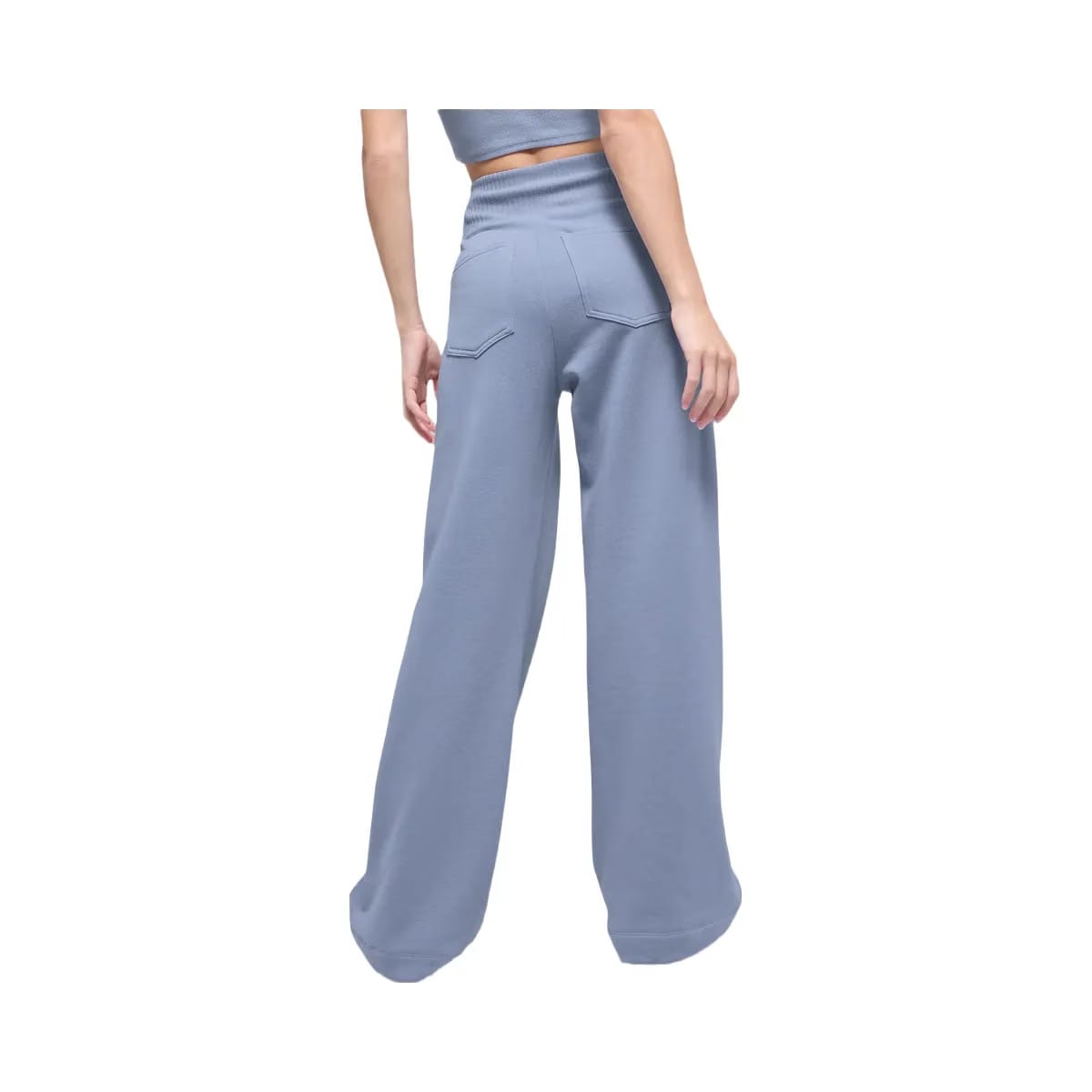 Alo Women's Serenity Wide Leg Sweatpant - Winter Frost