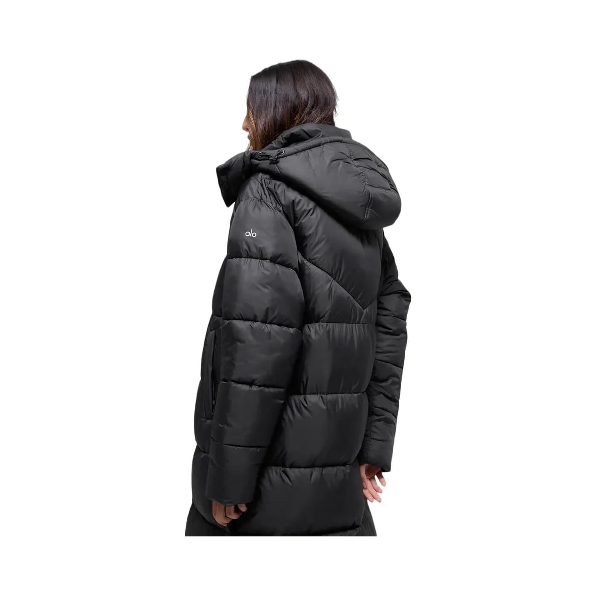 Alo Women's Gold Rush Puffer Trench - Black