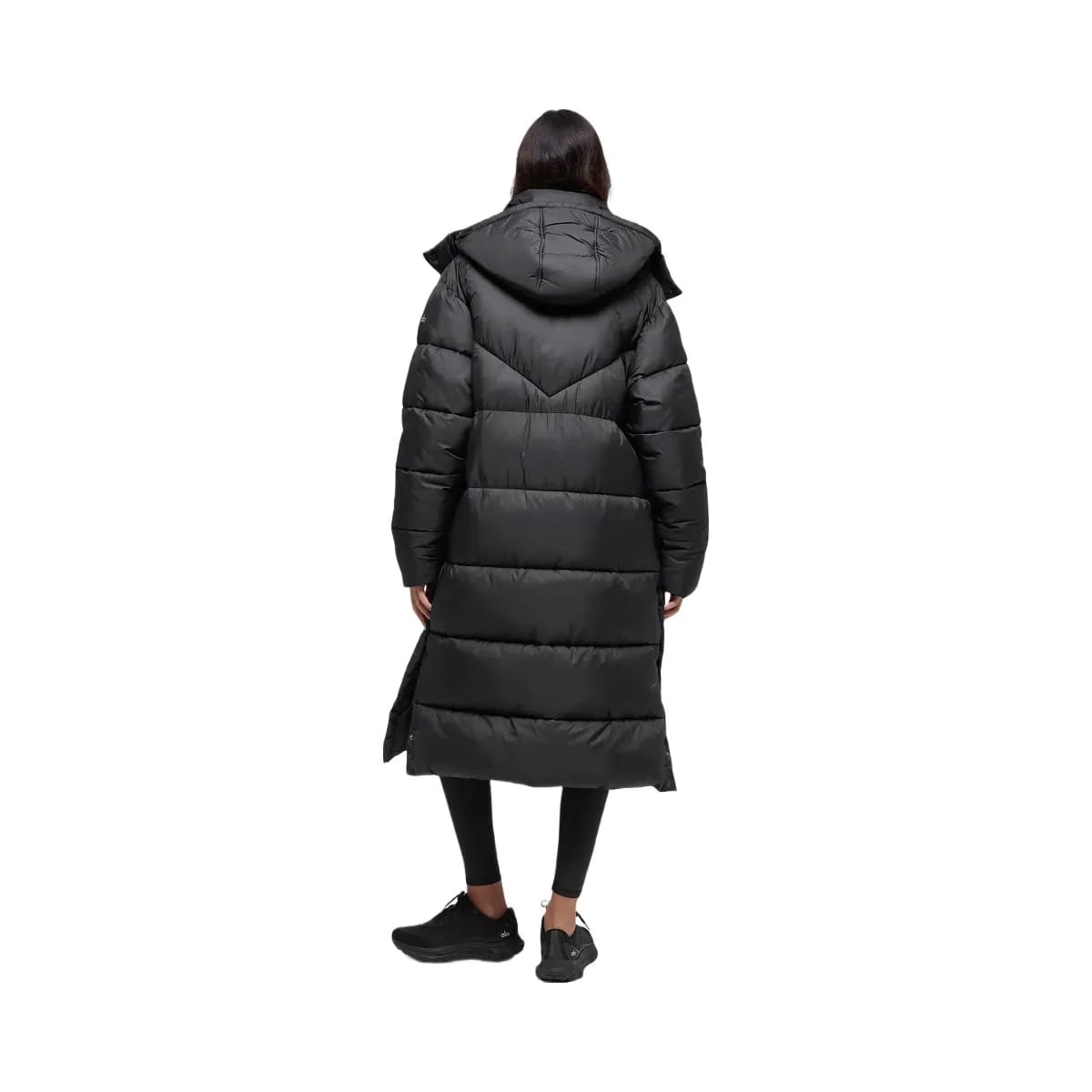 Alo Women's Gold Rush Puffer Trench - Black