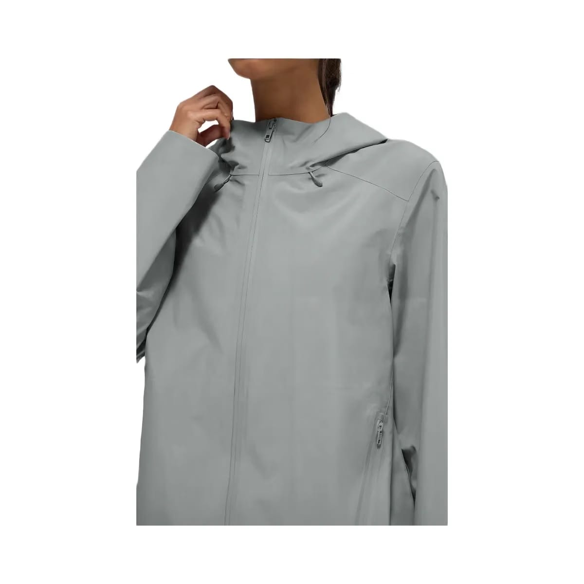 Alo Women's Alpha Shell Jacket - Lunar Grey