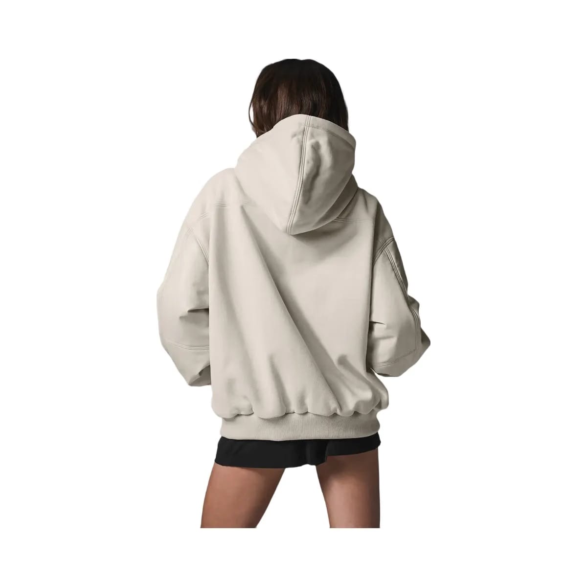 Alo Women's Select Hooded Bomber Jacket - Bone