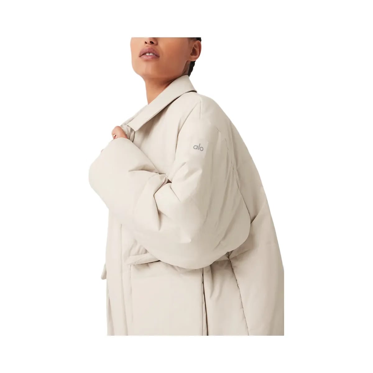 Alo Women's Voyage Utility Cargo Jacket - Bone