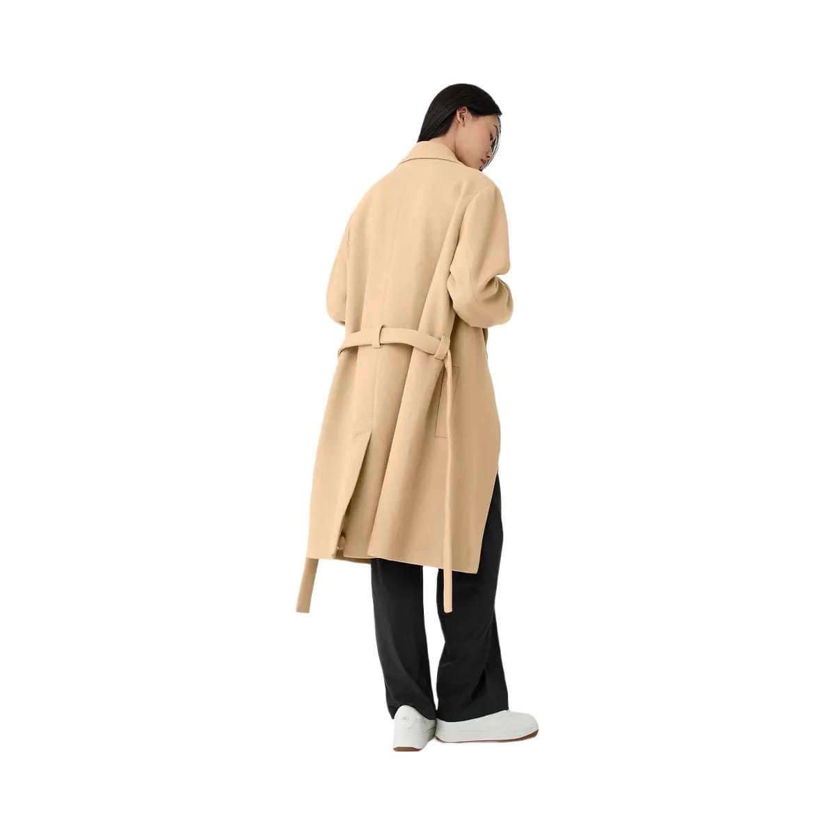 Alo Women's Wool Gameday Overcoat - Camel