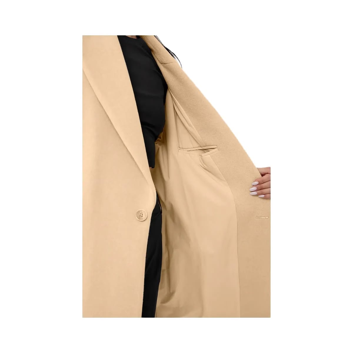 Alo Women's Wool Gameday Overcoat - Camel