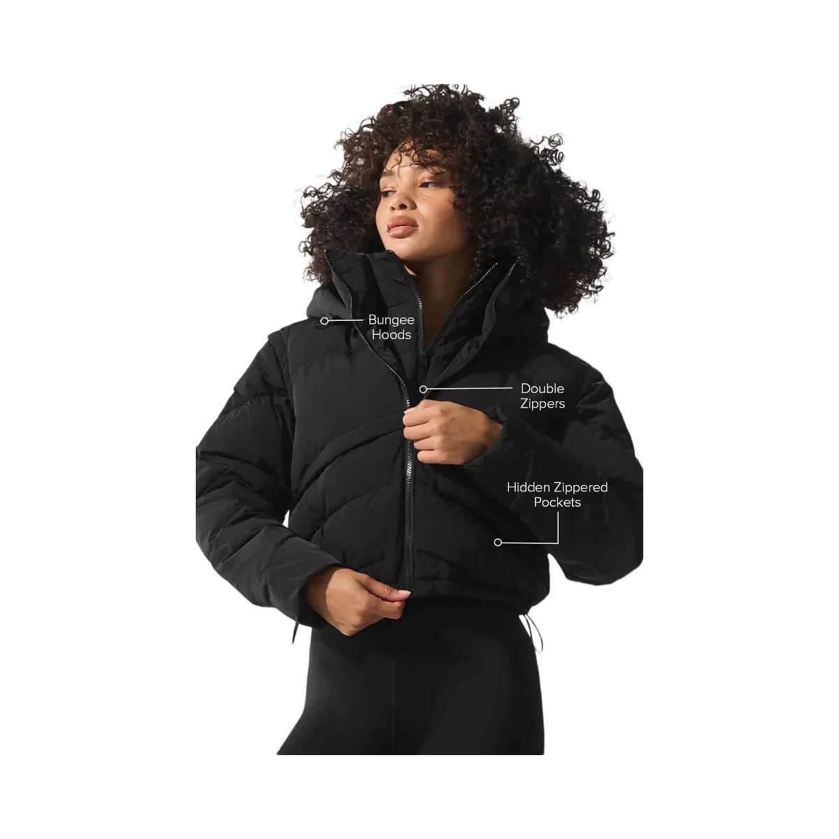 Alo Women's Glacier Puffer - Black