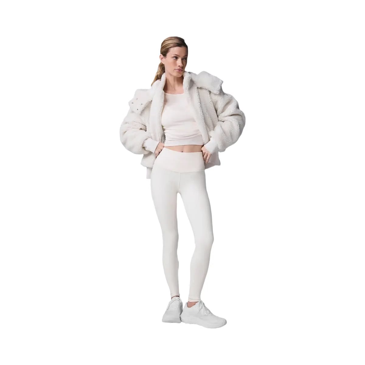 Alo Women's Foxy Sherpa Jacket - Ivory