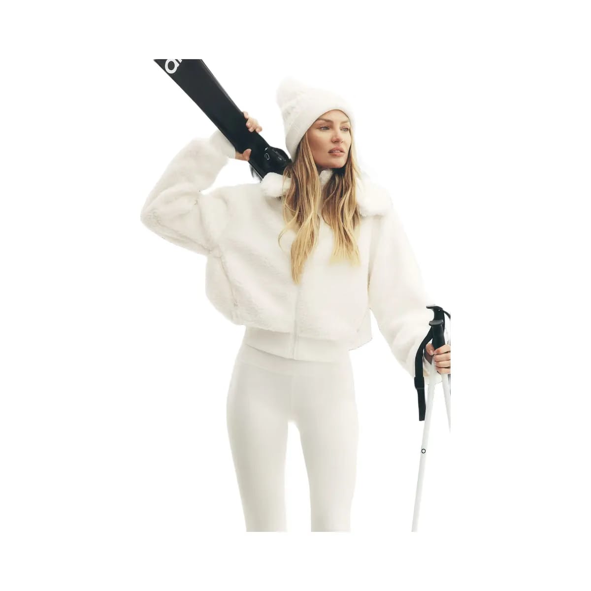 Alo Women's Foxy Sherpa Jacket - Ivory