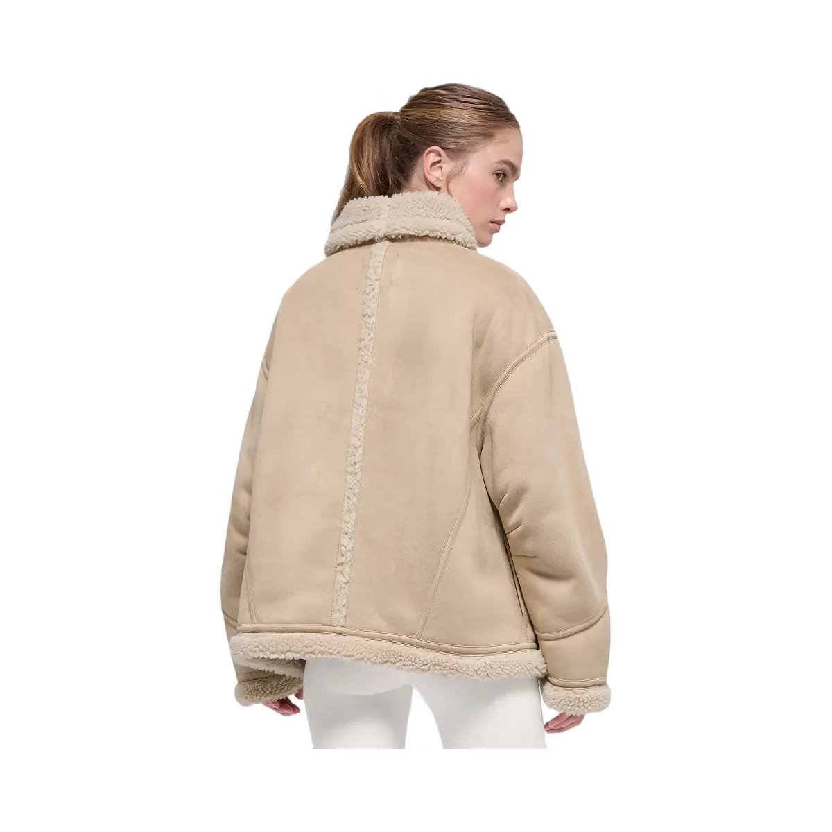 Alo Women's Faux Shearling Grand Jacket - Woodland Tan