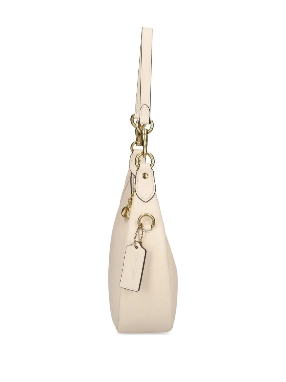 small Jonie 22 half-moon leather shoulder bag