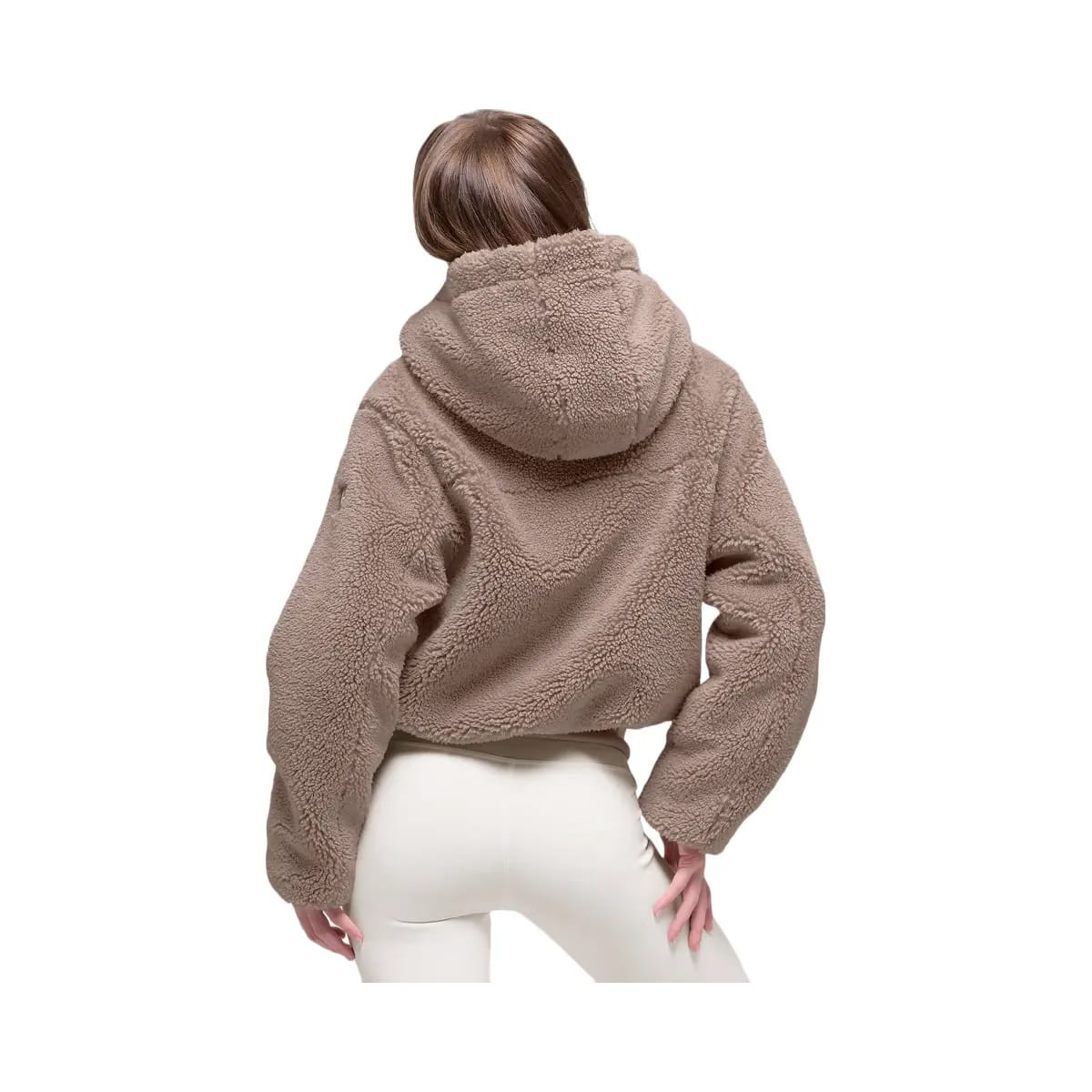 Alo Women's Foxy Sherpa Jacket - Chai Latte