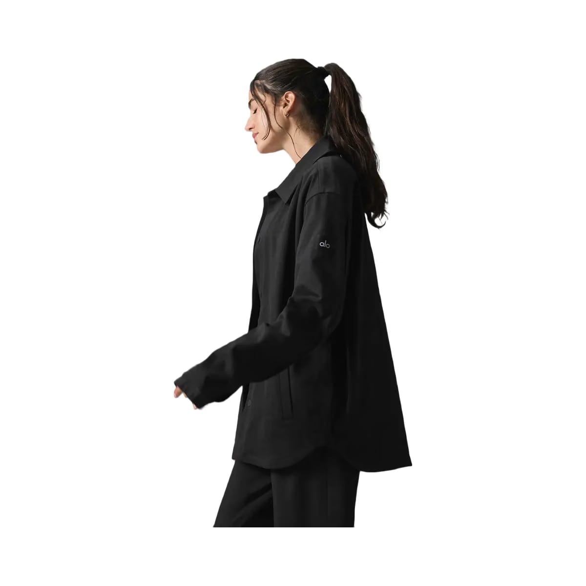 Alo Women's Edition Sueded Jacket - Black