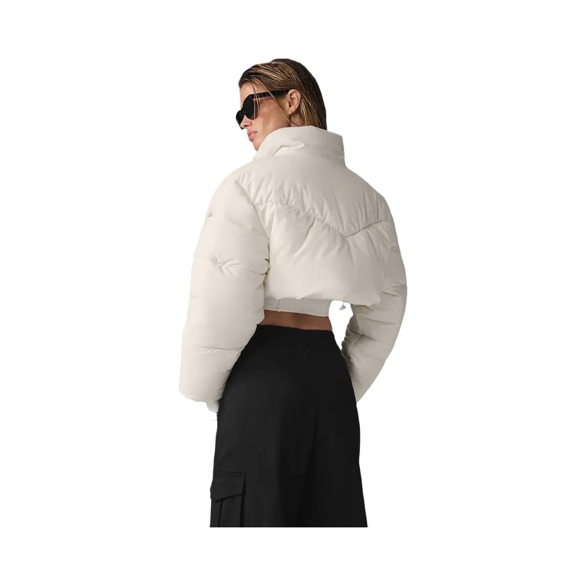 Alo Women's Main Act Corset Puffer - Ivory