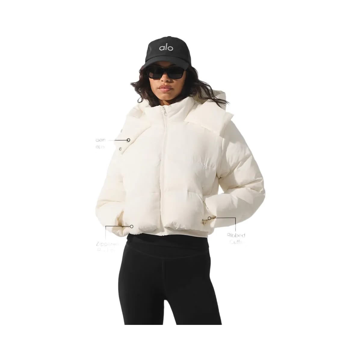 Alo Women's Foxy Puffer Jacket - Ivory