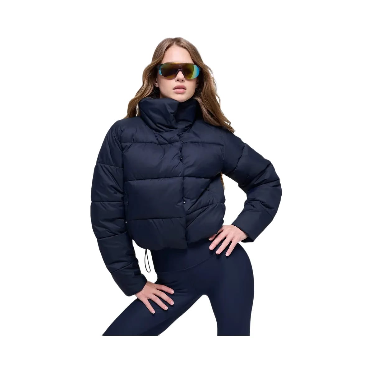 Alo Women's Gold Rush Puffer - Navy