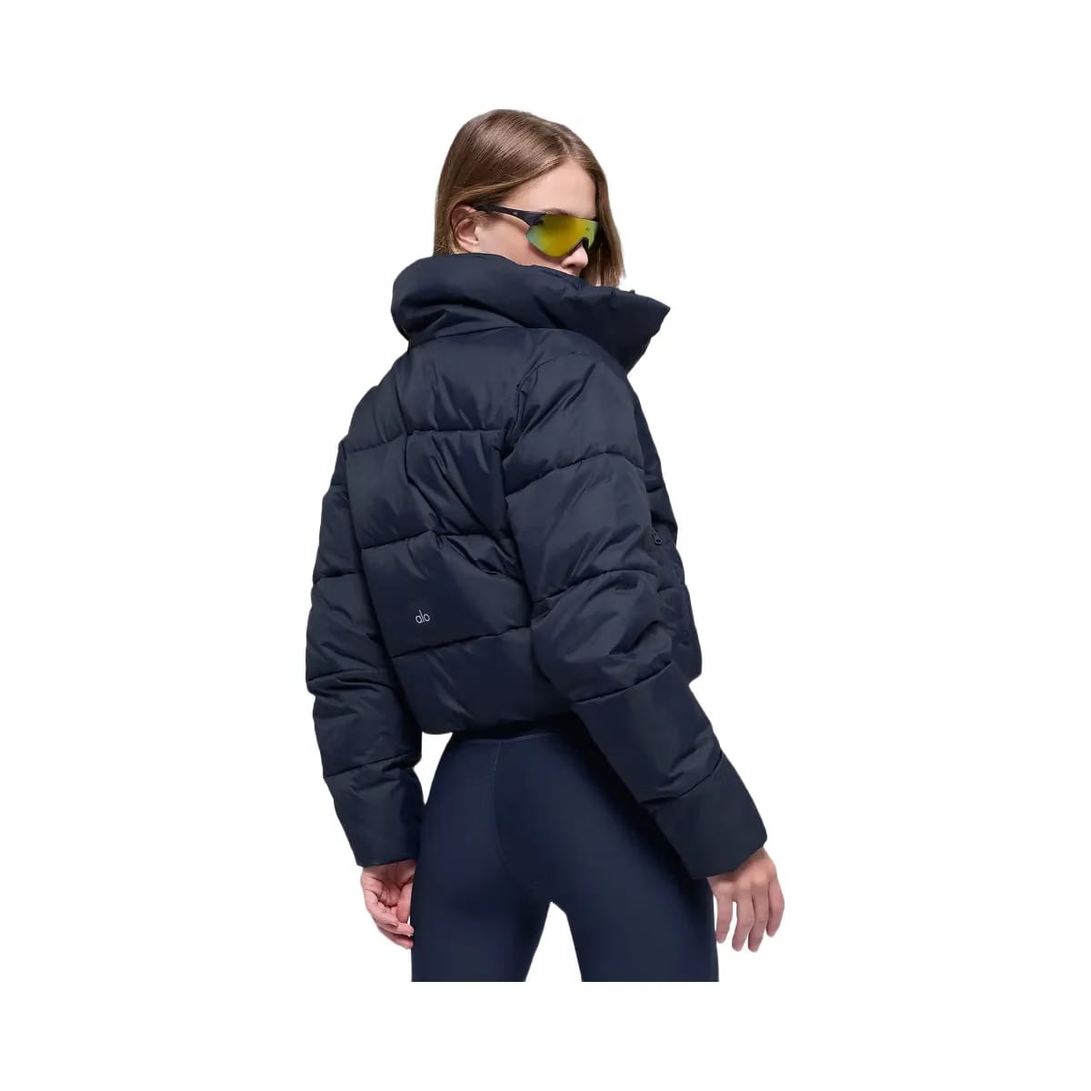 Alo Women's Gold Rush Puffer - Navy