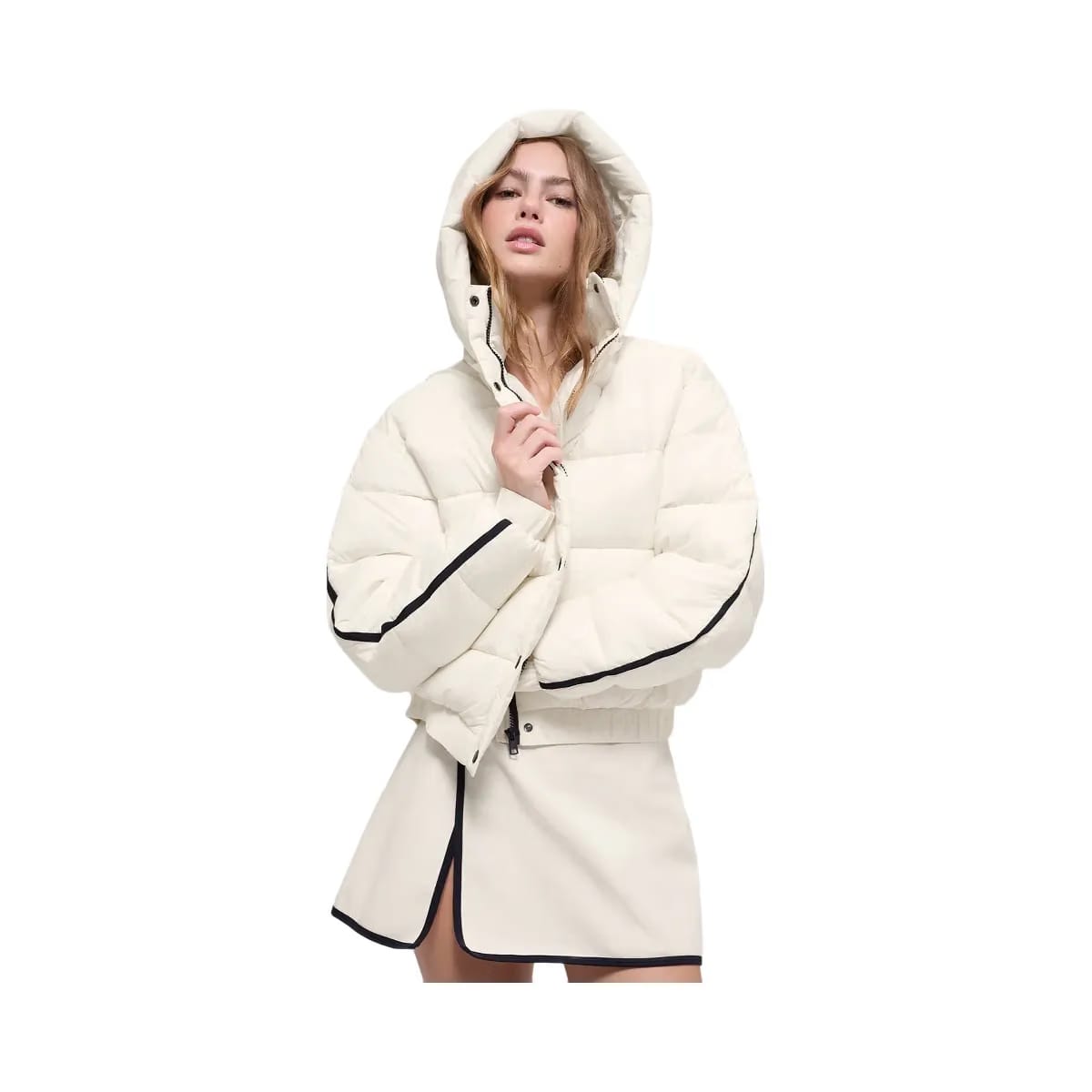 Alo Women's Aspen Love Puffer Jacket - Ivory