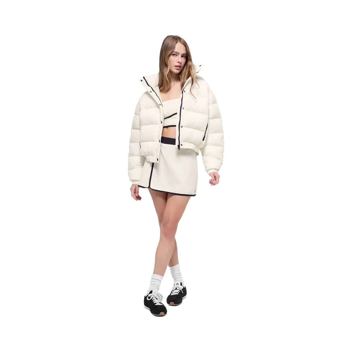 Alo Women's Aspen Love Puffer Jacket - Ivory