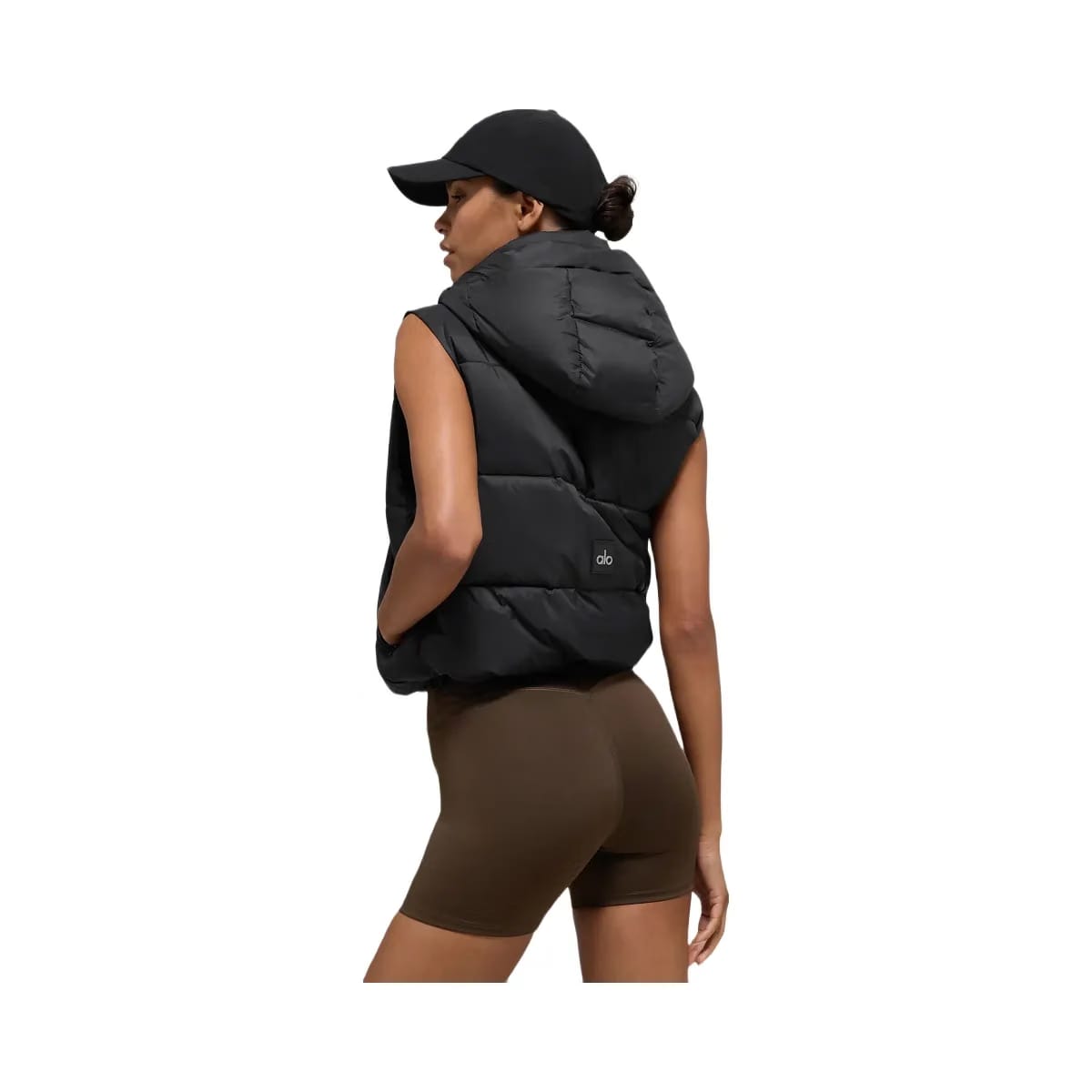 Alo Women's Gold Rush Puffer Vest - Black
