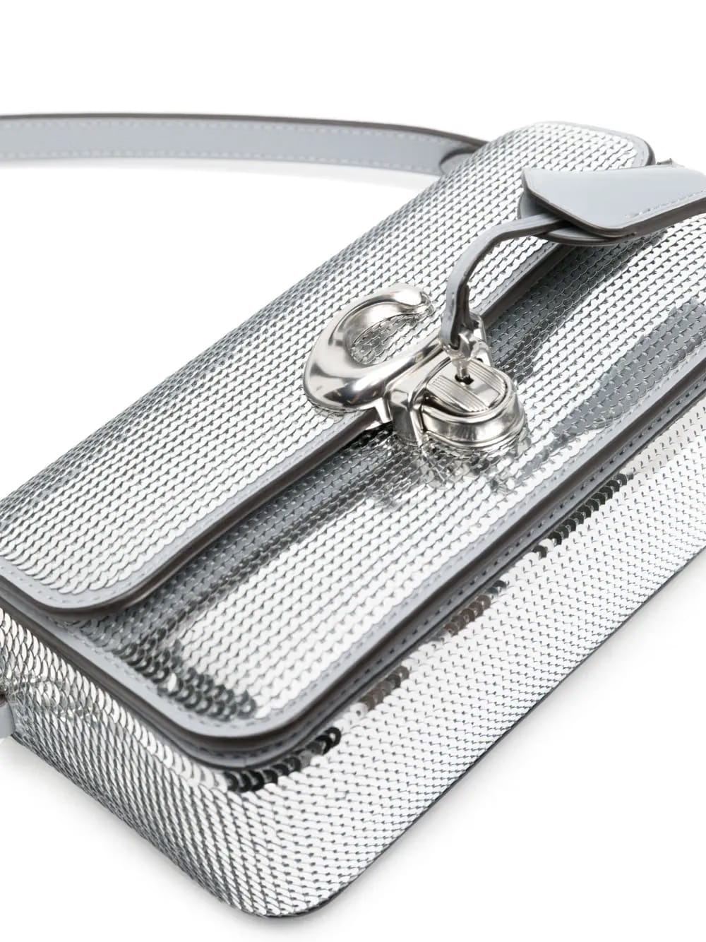 Studio sequinned shoulder bag