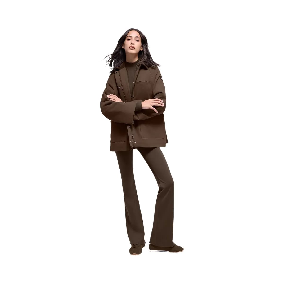 Alo Women's Twill Barn Jacket - Espresso