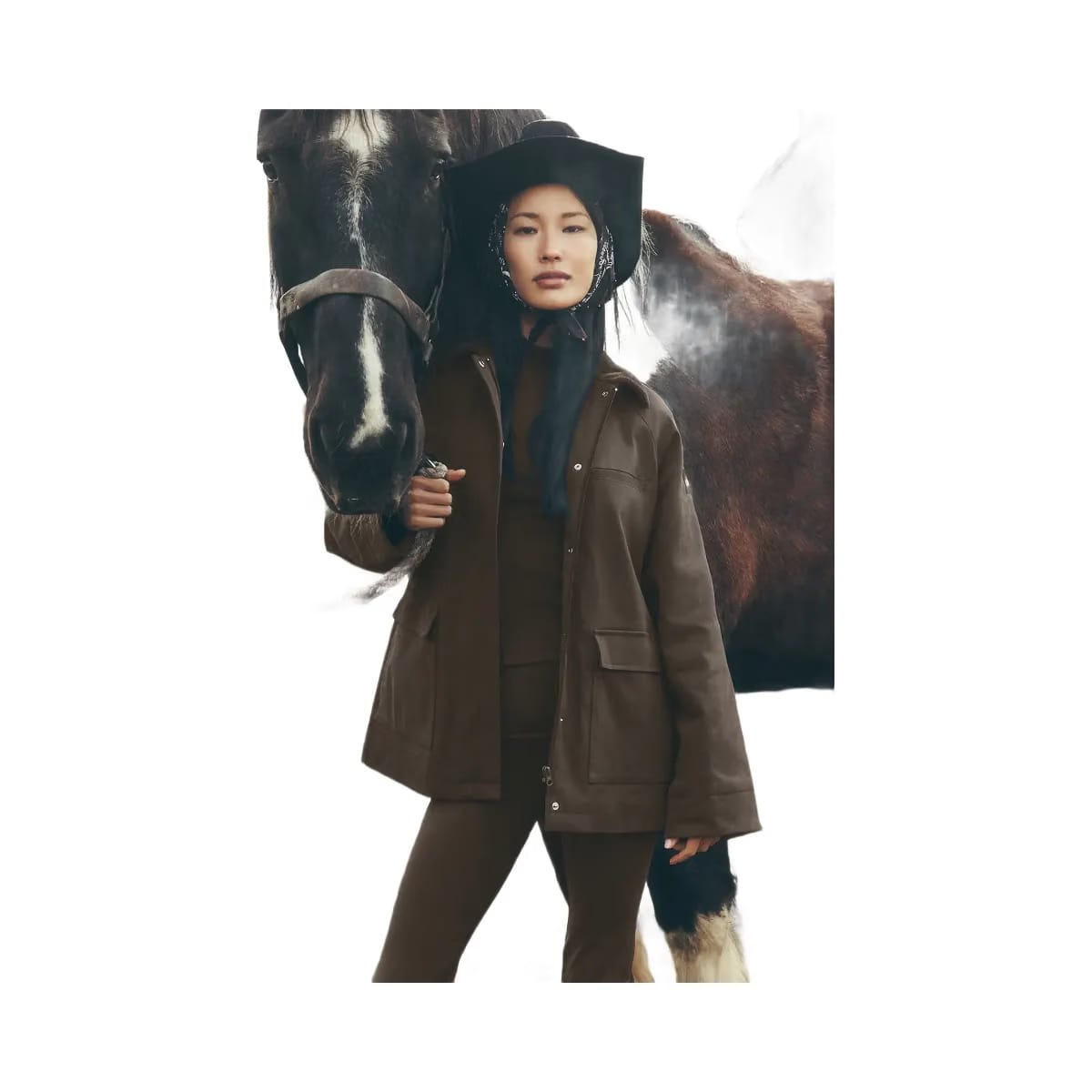 Alo Women's Twill Barn Jacket - Espresso