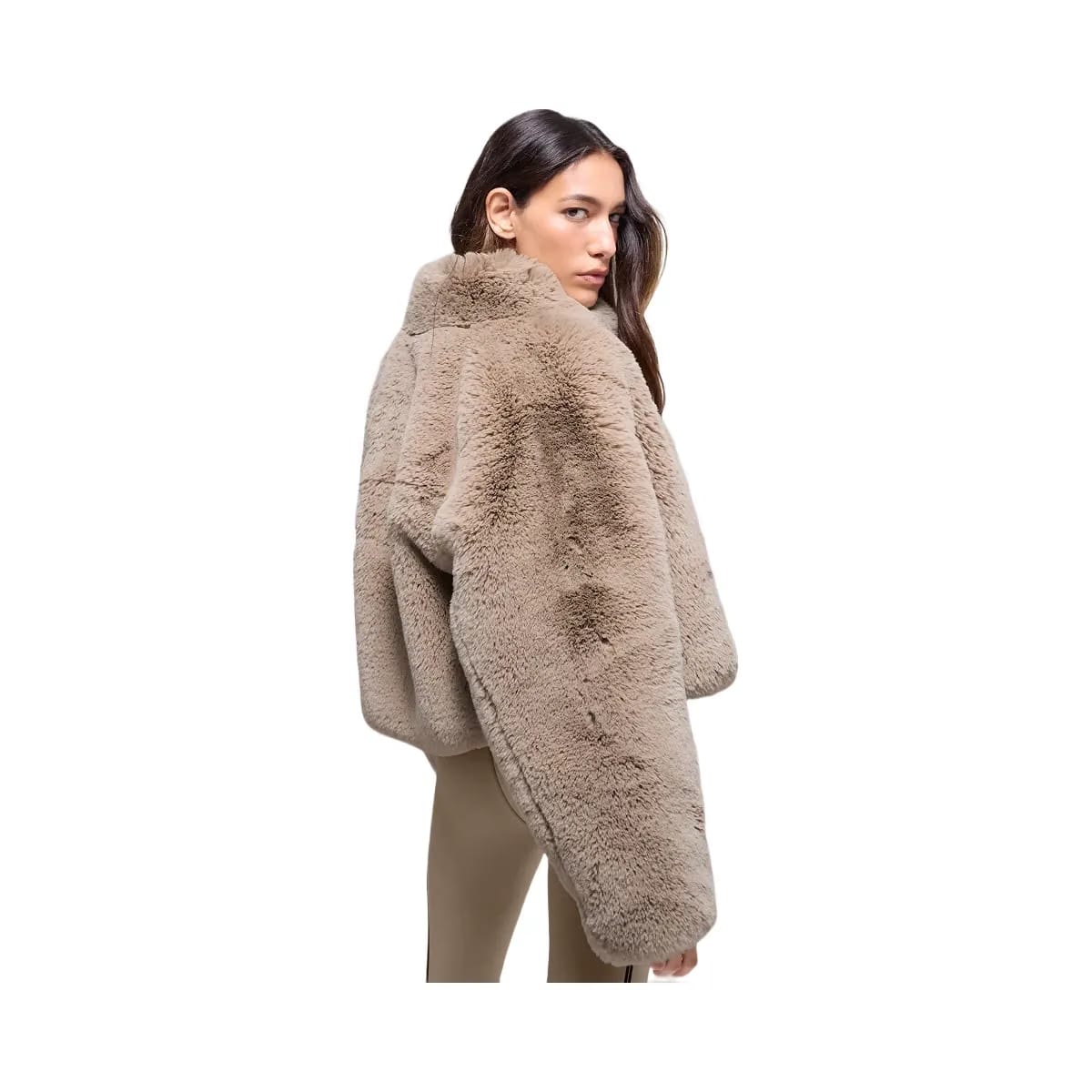 Alo Women's Faux Fur Allure Jacket - Oat