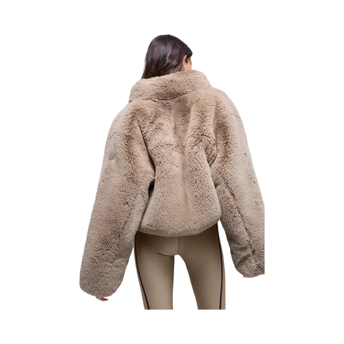 Alo Women's Faux Fur Allure Jacket - Oat