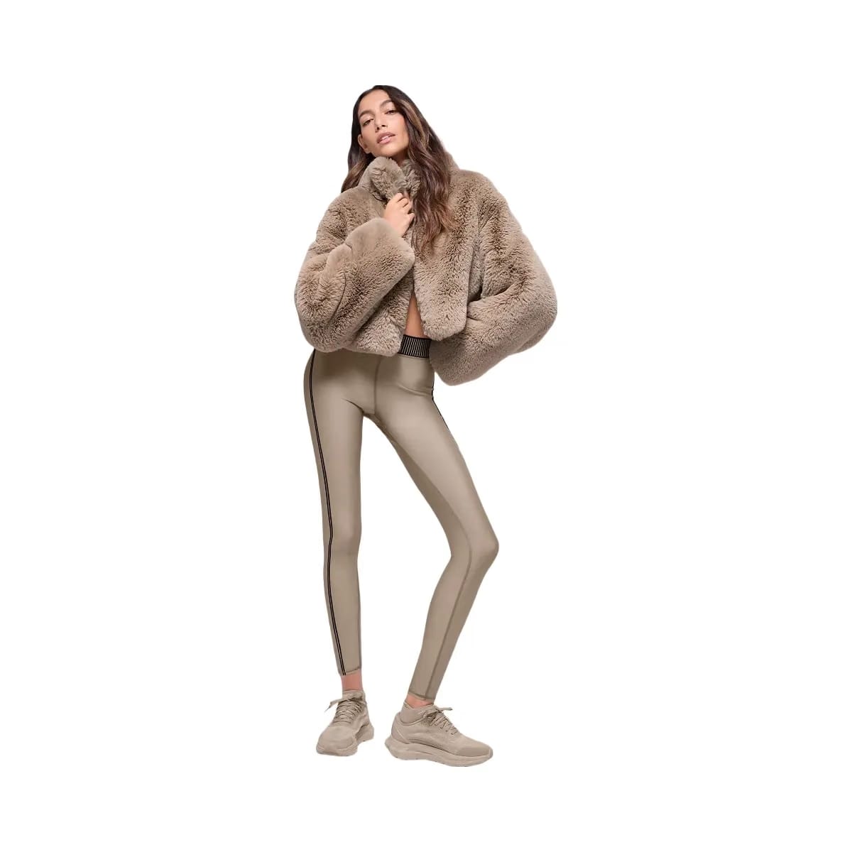 Alo Women's Faux Fur Allure Jacket - Oat