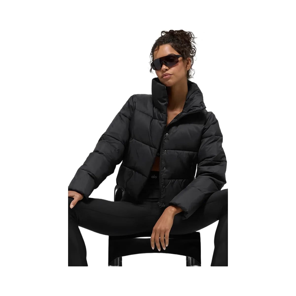 Alo Women's Gold Rush Puffer - Black