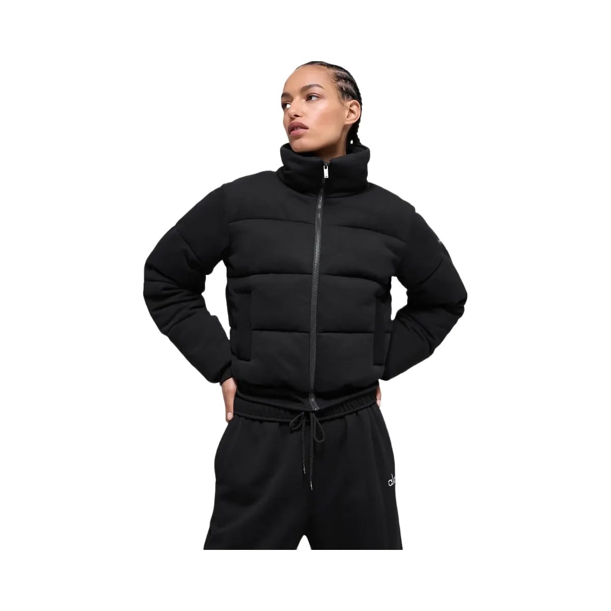 Alo Women's Sweatshirt Puffer - Black