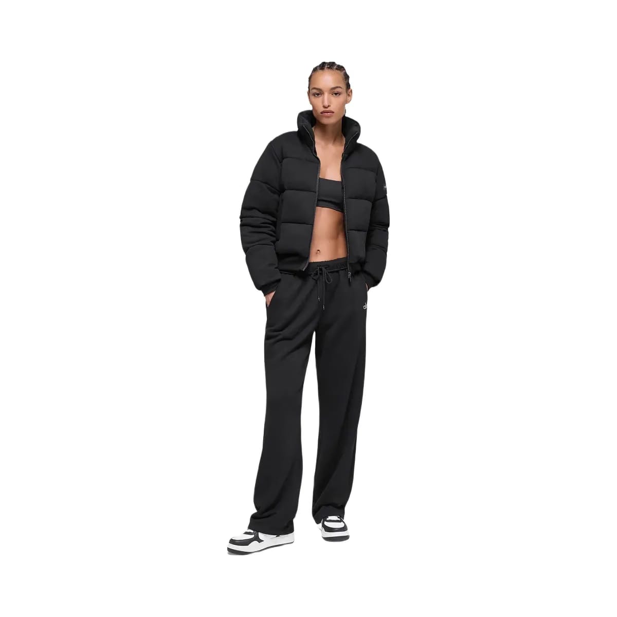 Alo Women's Sweatshirt Puffer - Black