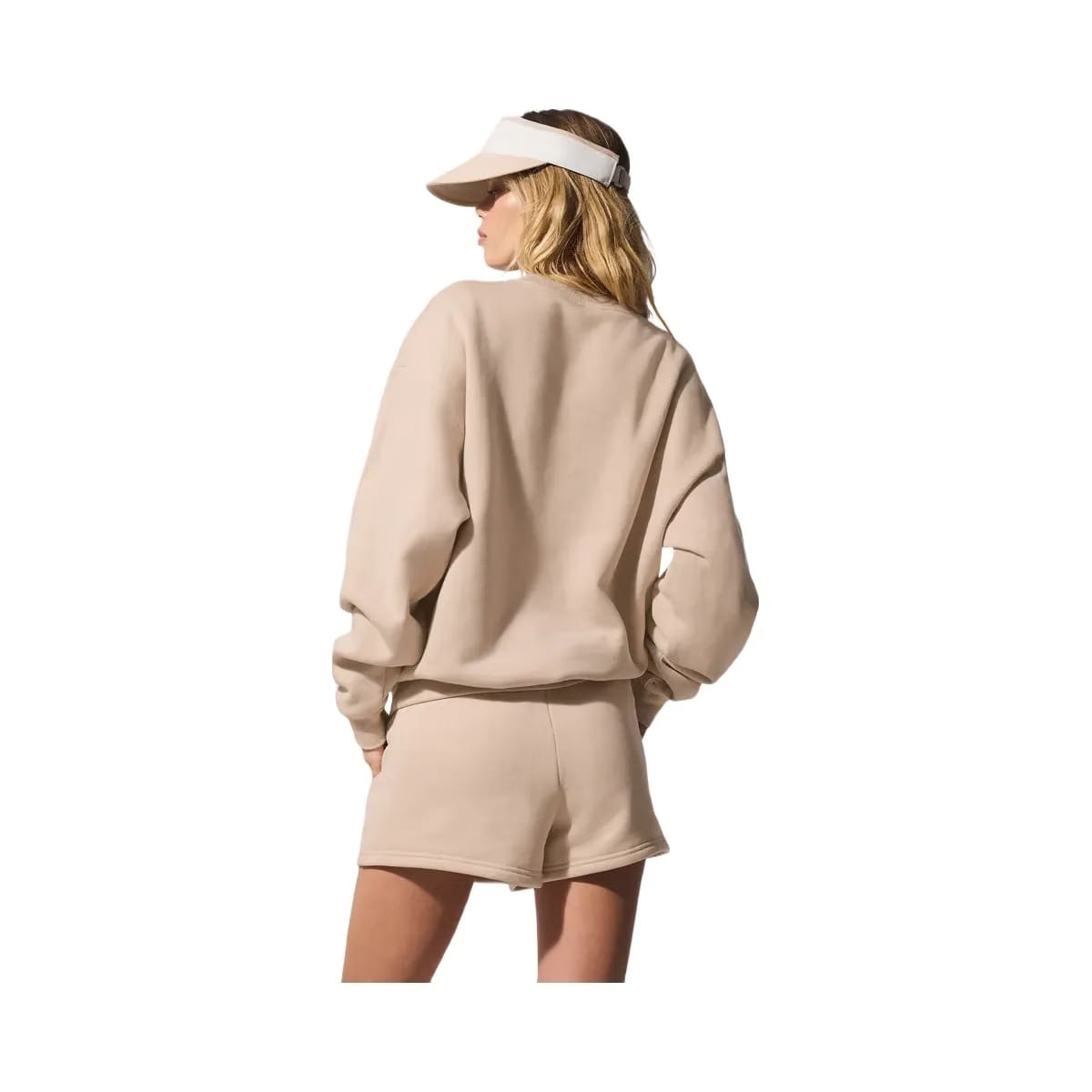 Alo Women's Accolade Crew Neck Pullover - Macadamia