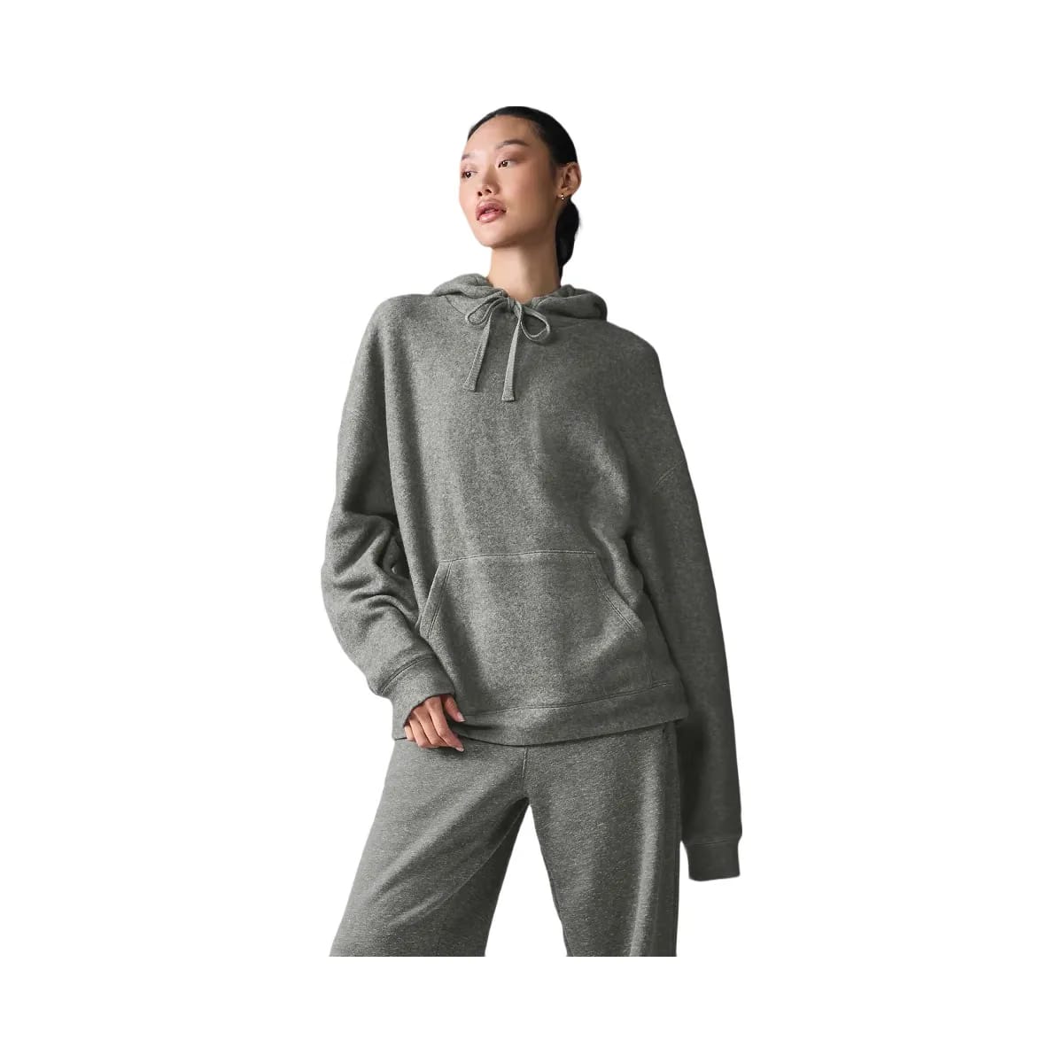 Alo Women's Triumph Restore Hoodie - Grey Triblend