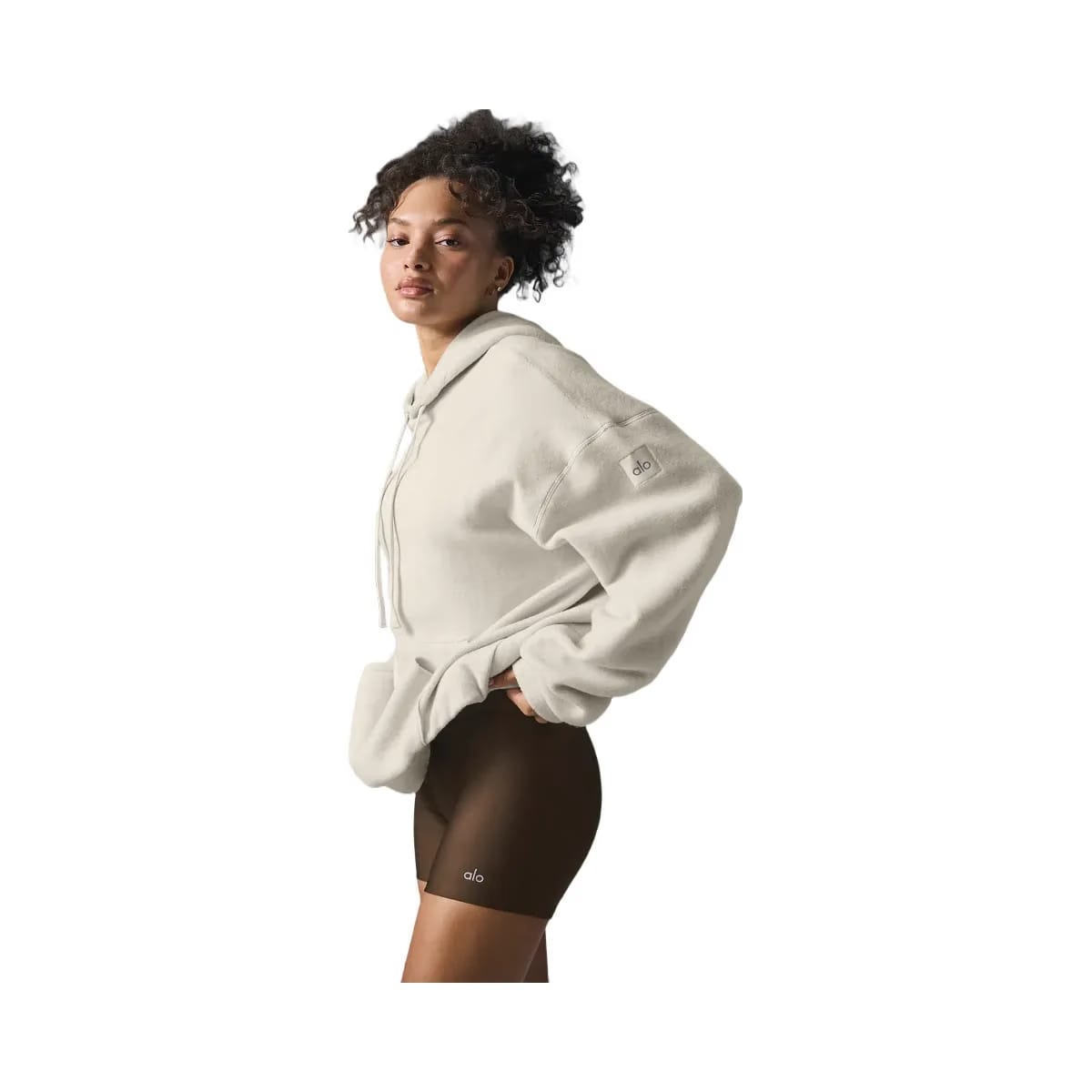 Alo Women's Triumph Restore Hoodie - Bone
