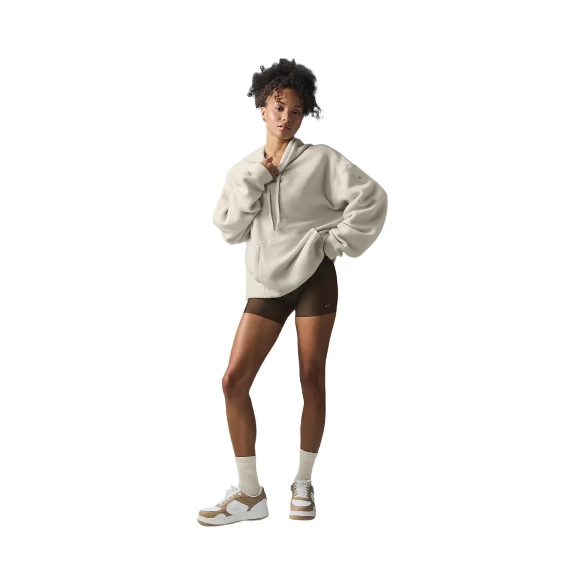 Alo Women's Triumph Restore Hoodie - Bone