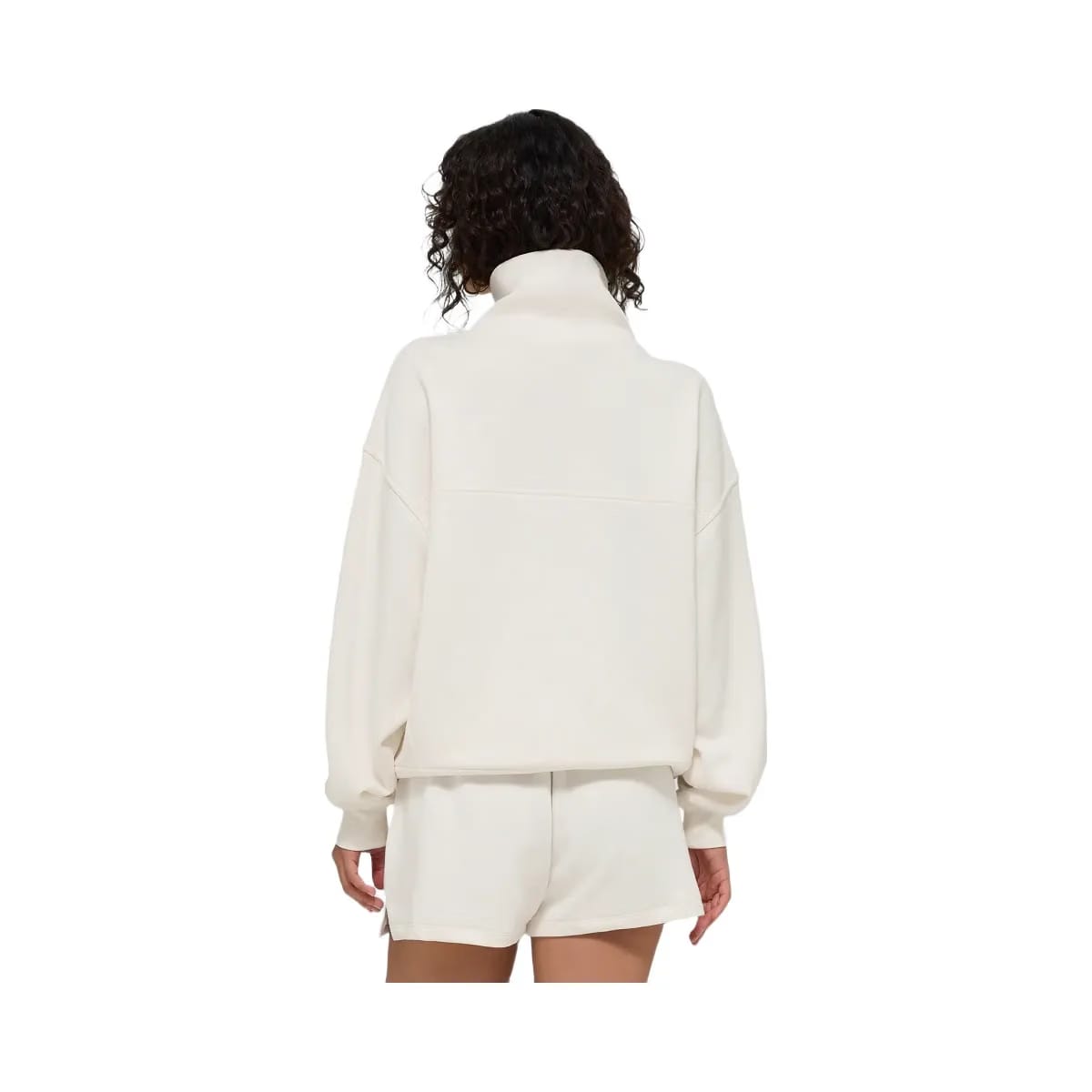 Alo Women's Hazy Mock Neck Pullover - Ivory