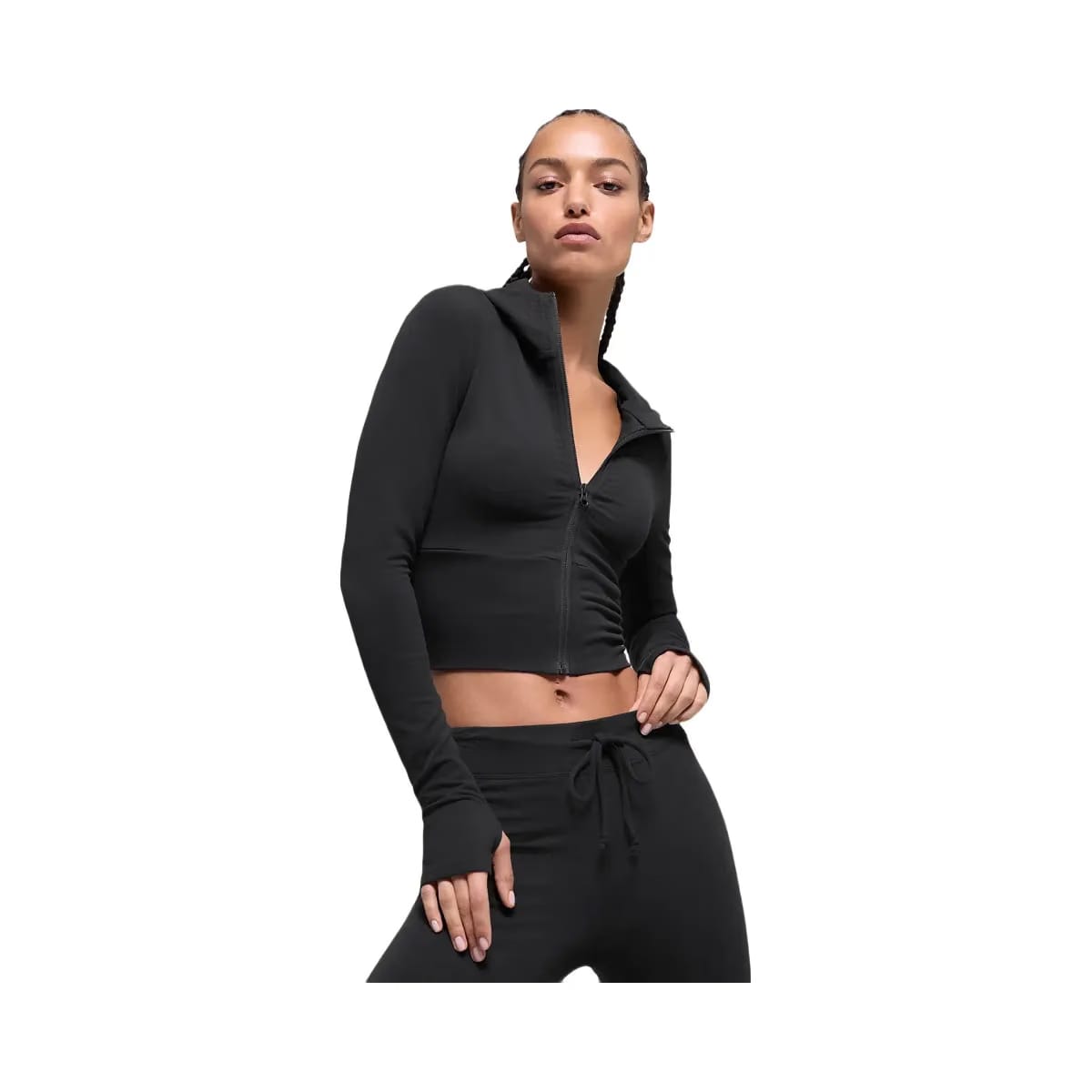 Alo Women's Sway Full Zip Hoodie - Black