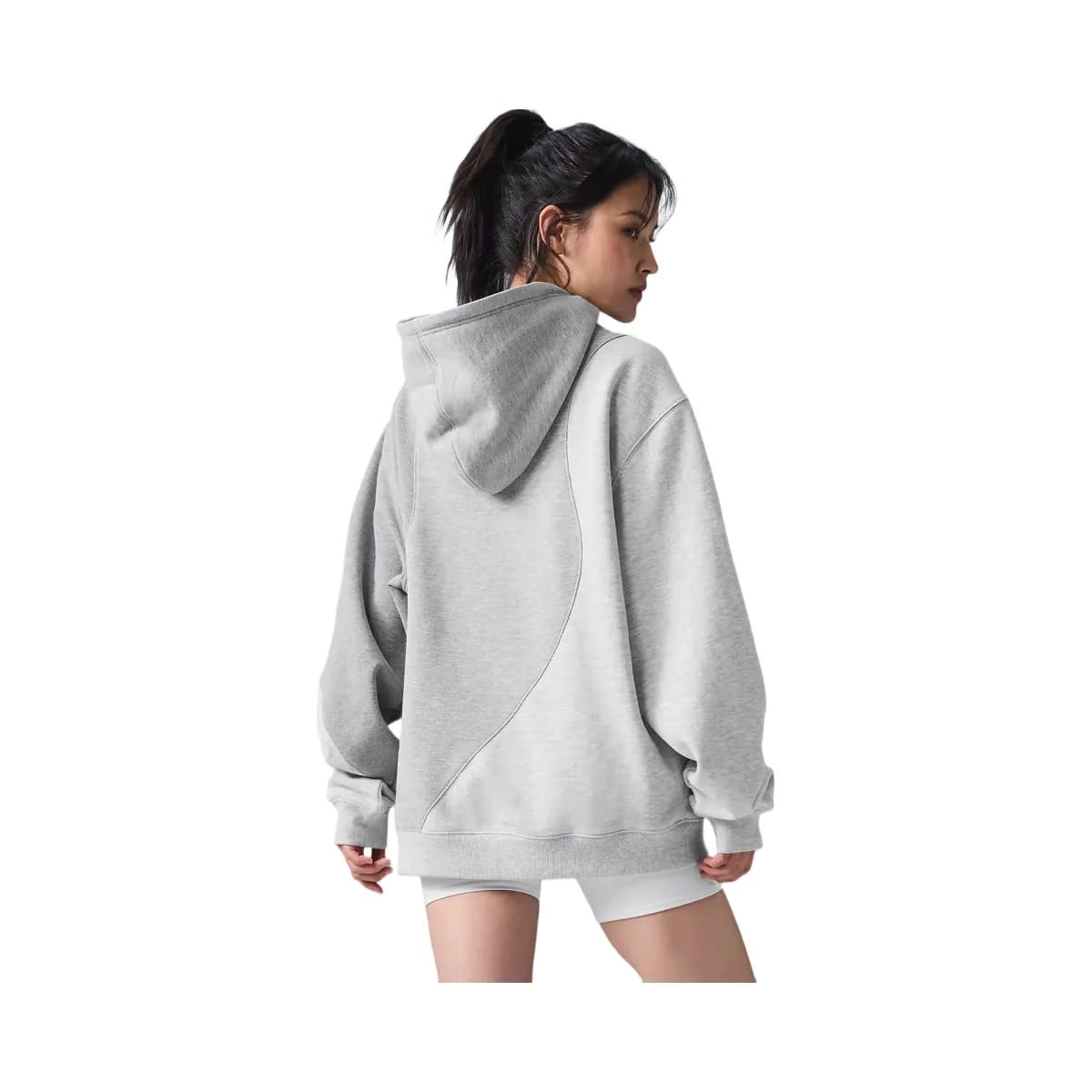 Alo Women's Make Waves Hoodie - Athletic Heather Grey Tonal