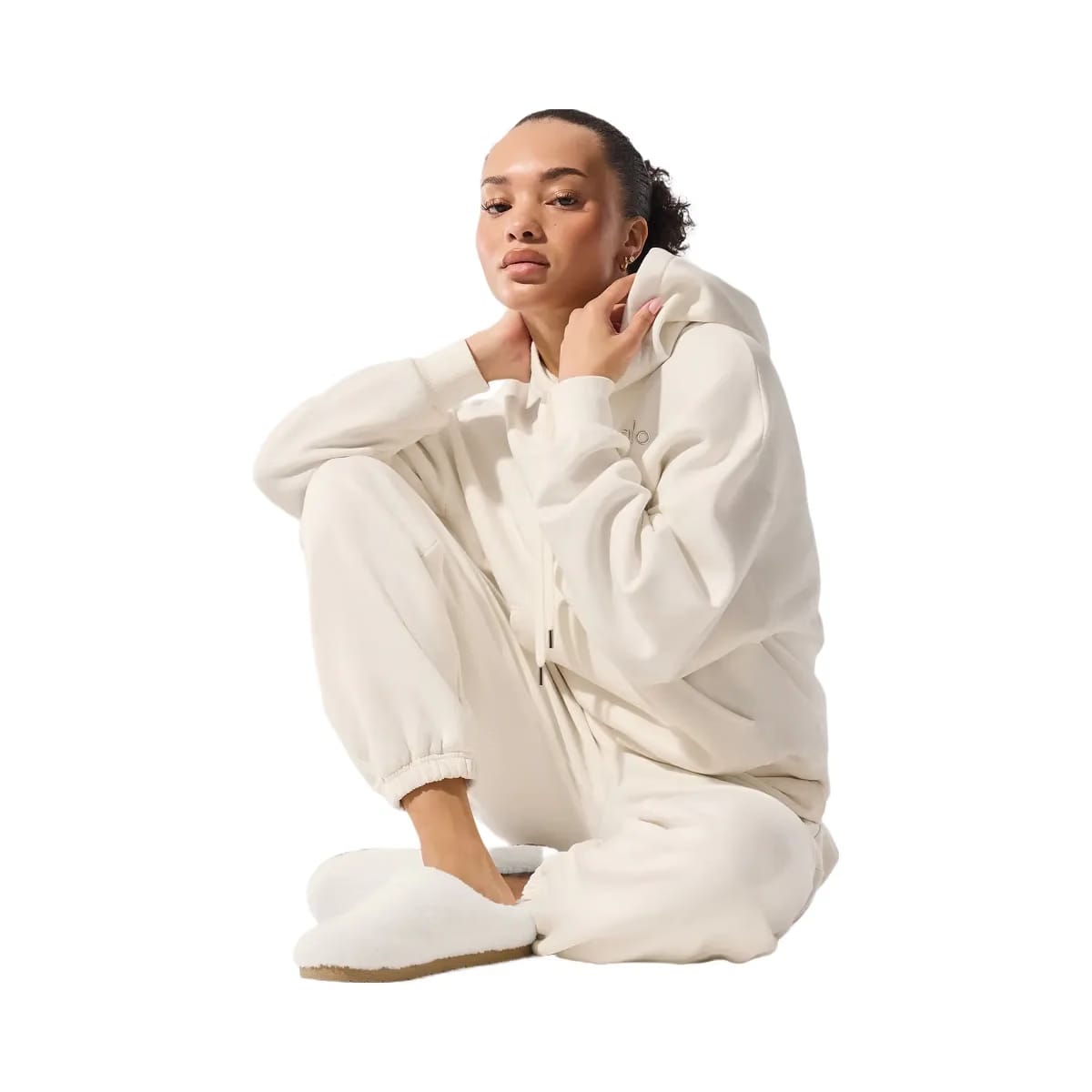 Alo Women's Accolade Hoodie - Ivory