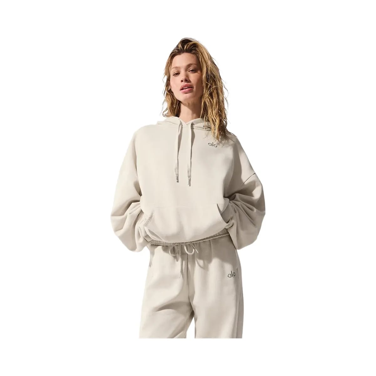 Alo Women's Accolade Hoodie - Bone