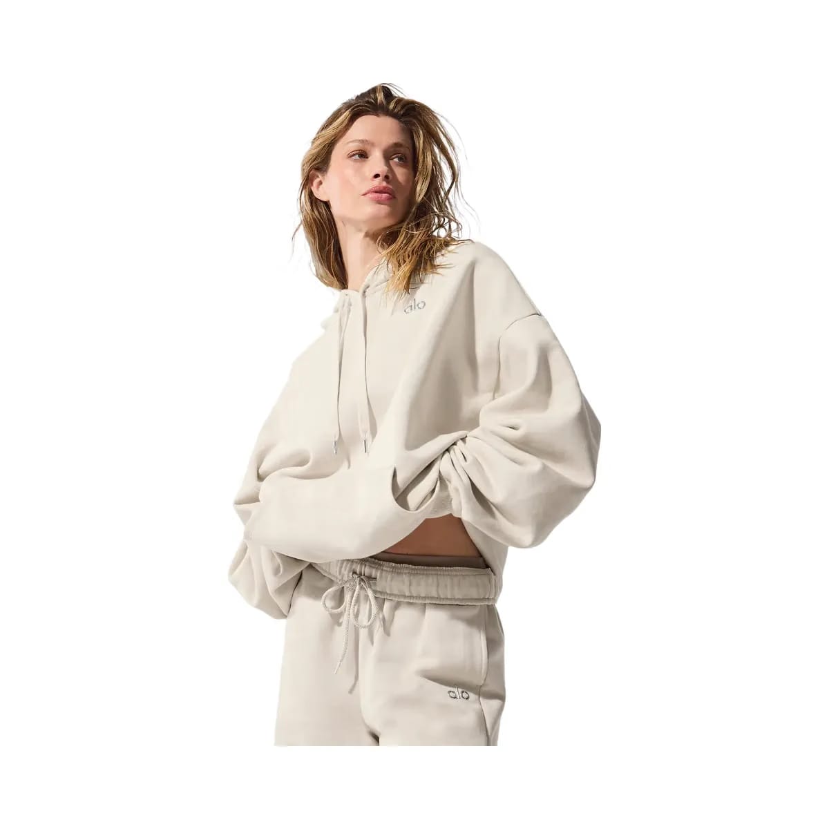 Alo Women's Accolade Hoodie - Bone