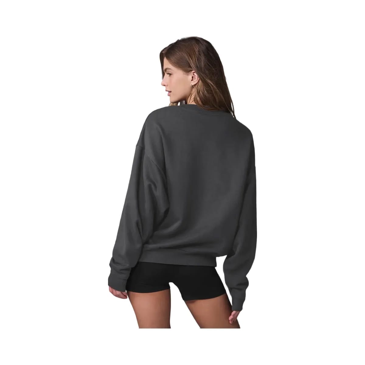 Alo Women's Accolade Crew Neck Pullover - Anthracite