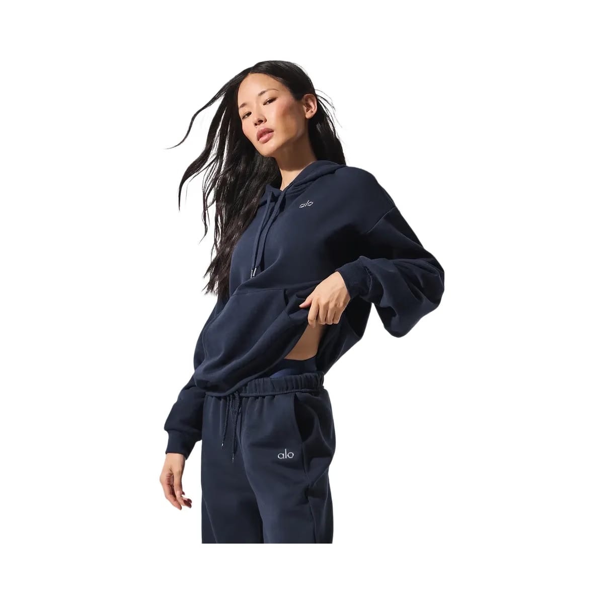 Alo Women's Accolade Hoodie - Navy