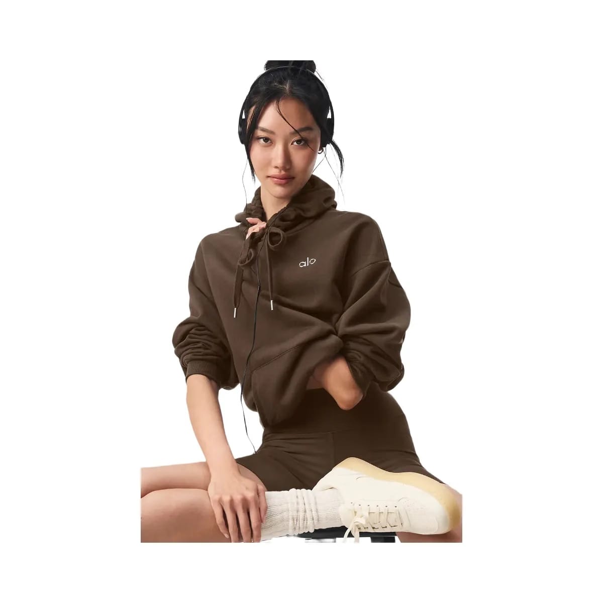 Alo Women's Accolade Hoodie - Espresso