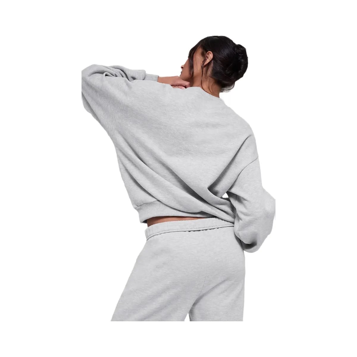 Alo Women's Accolade Crew Neck Pullover - Athletic Heather Grey
