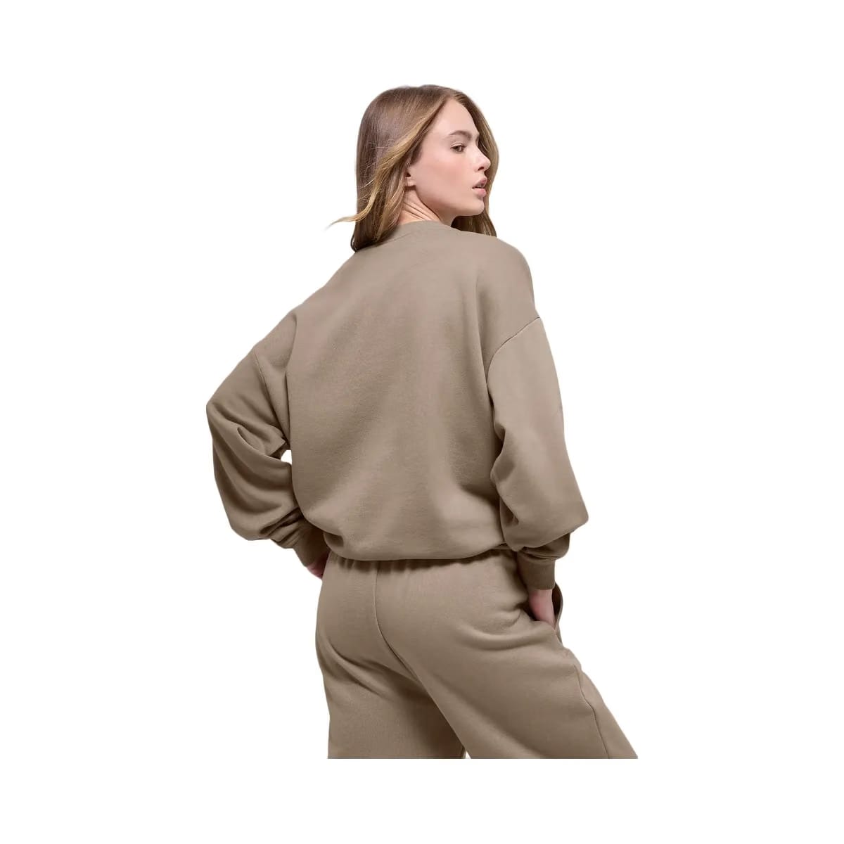 Alo Women's Accolade Crew Neck Pullover - Gravel
